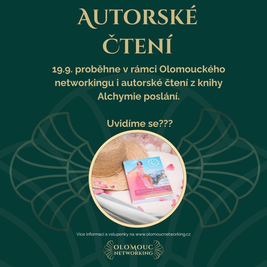 Autorské čtení na zářijovém networkingu 19.9.2024