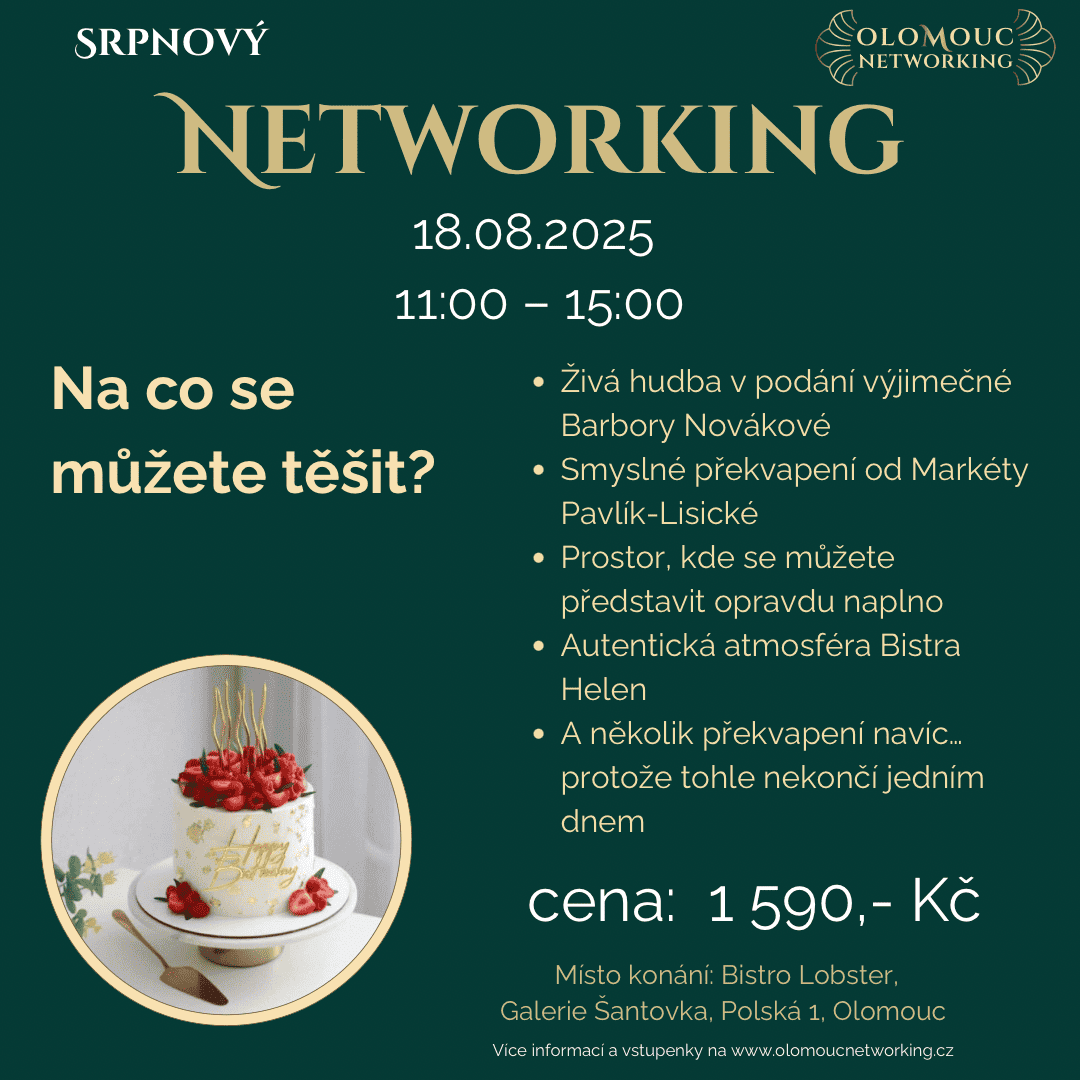 Olomouc networking 18. srpna 2025